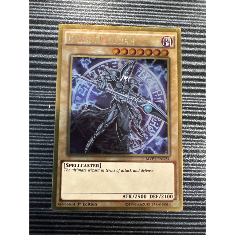 Yu-Gi-Oh! TCG Dark Magician Gold Rare 1st Edition MVP1-ENG54